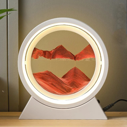 Sand Art LED Table Lamp - Full Moon