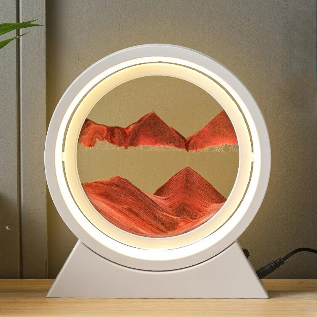 Sand Art LED Table Lamp - Full Moon