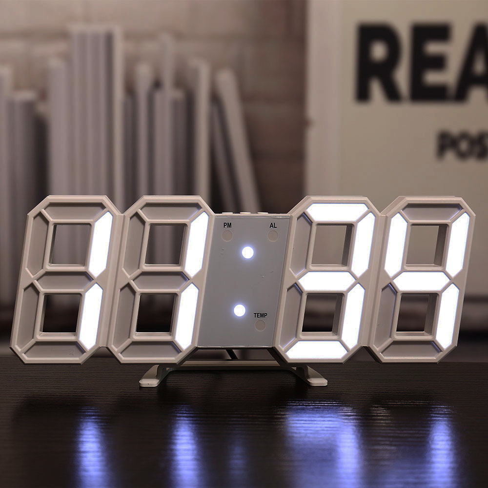 LED Digital Wall Alarm Clock