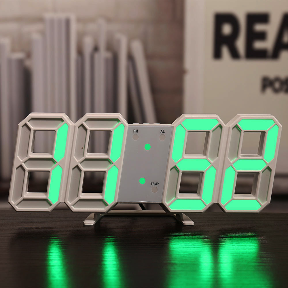 LED Digital Wall Alarm Clock – Lumi